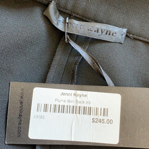 NWT Jenni Kayne Black Plume Skirt- Size XS - Picture 4 of 5
